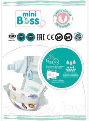 Подгузники детские Mini Boss Jumbo Maxi 4 / MBJ-04