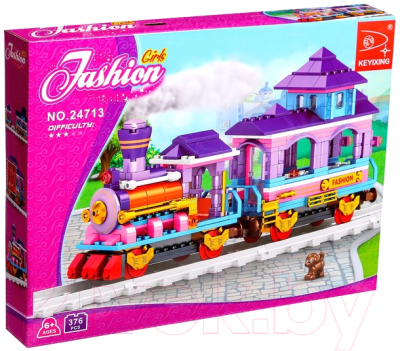Конструктор Keyixing Модный поезд / 3548625 - фото