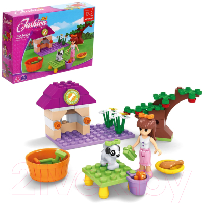 Конструктор Keyixing Девочка с собачкой / 1413030