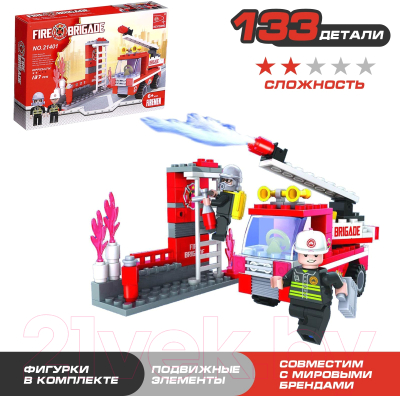 Конструктор Keyixing Пожарная бригада / 460600