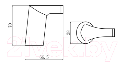 Крючок для ванной Fashun A1805-1-7