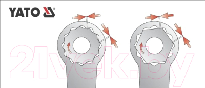 Набор ключей Yato YT-0396