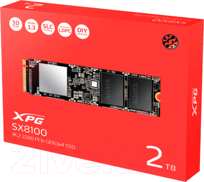 SSD диск A-data XPG SX8100 2TB (ASX8100NP-2TT-C)