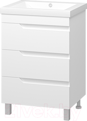 Тумба под умывальник Misty Софт 60 / П-Соф-01060-0113Я - фото