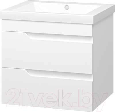 Тумба под умывальник Misty Софт 60 / П-Соф-01060-011П2Я - фото