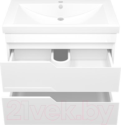 Тумба под умывальник Misty Софт 75 / П-Соф-01075-011П2Я