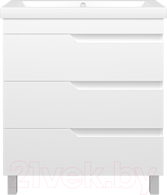 Тумба под умывальник Misty Софт 75 / П-Соф-01075-0113Я