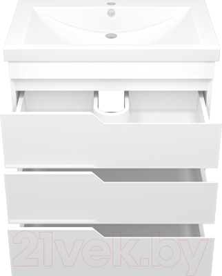 Тумба под умывальник Misty Софт 75 / П-Соф-01075-0113Я