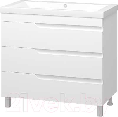 Тумба под умывальник Misty Софт 90 / П-Соф-01090-0113Я - фото