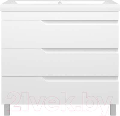 Тумба под умывальник Misty Софт 90 / П-Соф-01090-0113Я