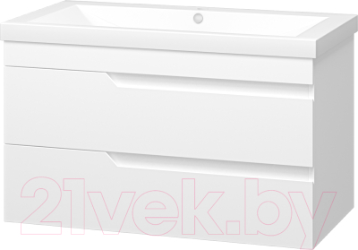 Тумба под умывальник Misty Софт 90 / П-Соф-01090-011П2Я - фото