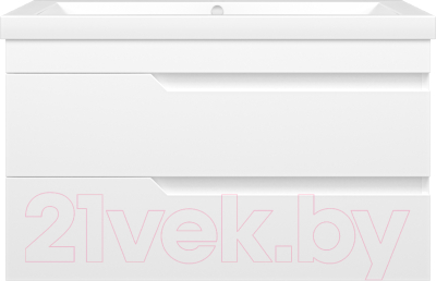 Тумба под умывальник Misty Софт 90 / П-Соф-01090-011П2Я