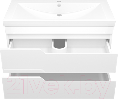Тумба под умывальник Misty Софт 90 / П-Соф-01090-011П2Я