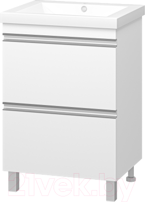 Тумба под умывальник Misty Ингрид 60 / П-Инг-01060-012Я - фото