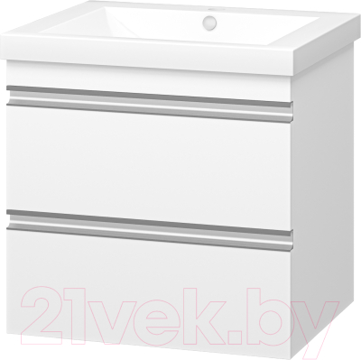 Тумба под умывальник Misty Ингрид 60 / П-Инг-01060-011П2Я - фото