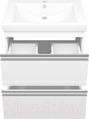 Тумба под умывальник Misty Ингрид 60 / П-Инг-01060-011П2Я