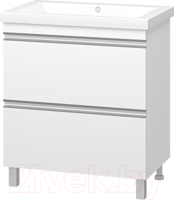 Тумба под умывальник Misty Ингрид 75 / П-Инг-01075-012Я - фото