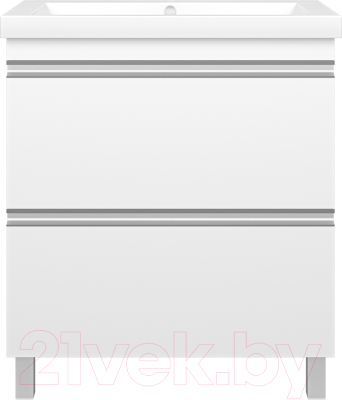 Тумба под умывальник Misty Ингрид 75 / П-Инг-01075-012Я