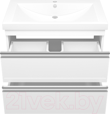 Тумба под умывальник Misty Ингрид 75 / П-Инг-01075-011П2Я