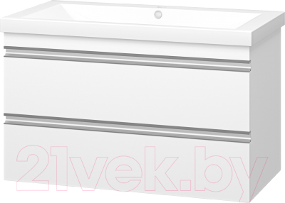 Тумба под умывальник Misty Ингрид 90 / П-Инг-01090-011П2Я - фото