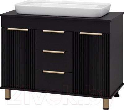 Тумба под умывальник Brevita Enfida 100 / ENF-06100-0243Я - фото