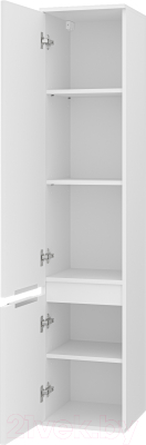 Шкаф-пенал для ванной Brevita Enfida 35 / ENF-05035-010L