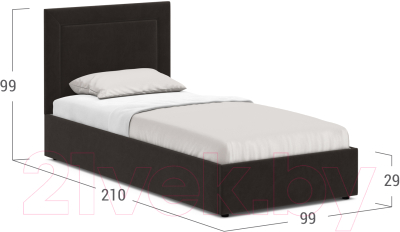 Односпальная кровать Moon Trade 1258 / К004062