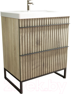 Тумба под умывальник Mixline Окленд 70 551730 (дуб мелфорд) - фото