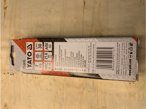 Набор бит Yato YT-0416