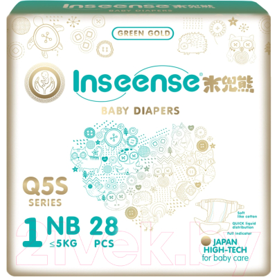 Подгузники детские Inseense Q5S NB 0-5 кг / Ins72737 - фото