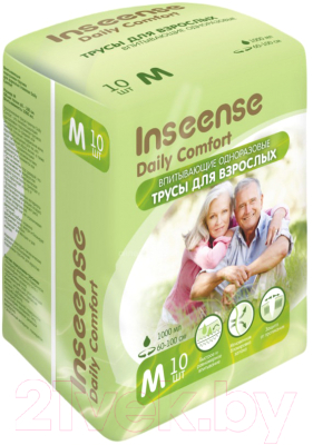 Трусы впитывающие для взрослых Inseense М / Ins10aduetM