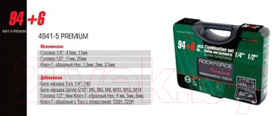 Универсальный набор инструментов RockForce RF-4941-5 Premium