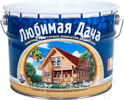 Защитно-декоративный состав Любимая дача Для дерева - фото