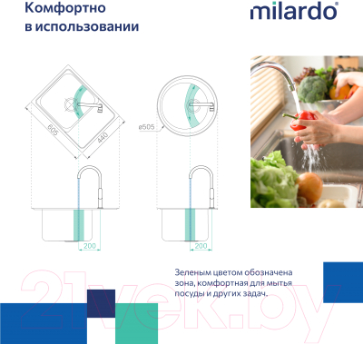 Смеситель Milardo Meal M01SBJHM05