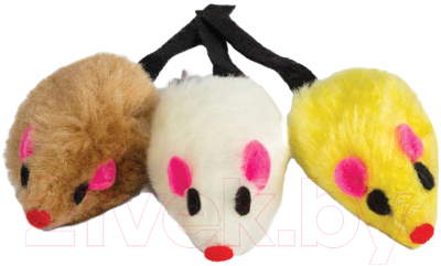 Набор игрушек для кошек Triol 3 мыши XW7012 / 22181060 - фото