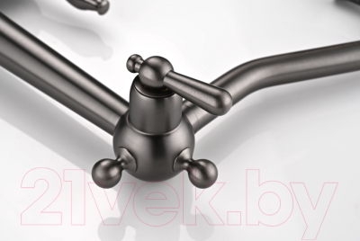 Смеситель Paulmark Retro Re213226-GM (вороненая сталь)