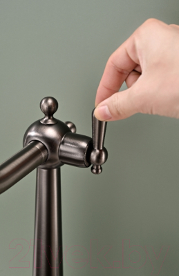 Смеситель Paulmark Retro Re213226-GM (вороненая сталь)