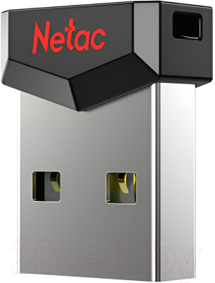 USB flash накопитель Netac UM81 Ultra compact Flash Drive USB2.0 4GB (NT03UM81N-004G-20BK) - фото