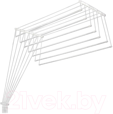 Сушилка для белья Comfort Alumin Group Euro Premium Потолочная 7 прутьев 240см - фото