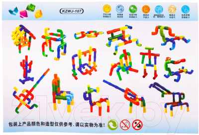 Конструктор Sima-Land Забавные трубочки / 7698020
