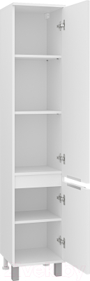 Шкаф-пенал для ванной Brevita Enfida 35 / ENF-05035-010P