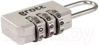 Замок для чемодана Grott 260-15015-SLV
