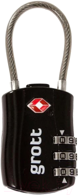 Замок для чемодана Grott 260-15043-BLK - фото