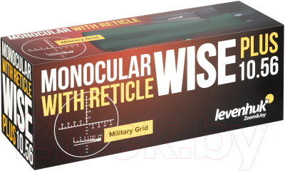 Монокуляр Levenhuk Wise PLUS 10x56 с сеткой