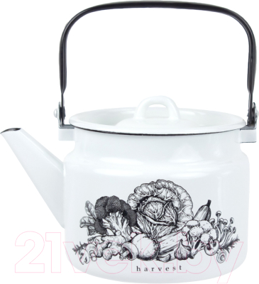 Чайник Лысьвенские эмали Harvest С-2710/4Рч - фото