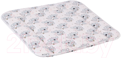 Пеленальный матрас Polini Kids Коала 65x65