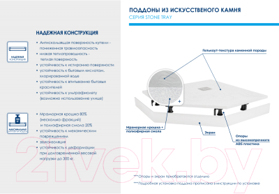 Душевой поддон RGW ST/T / 16155088-01