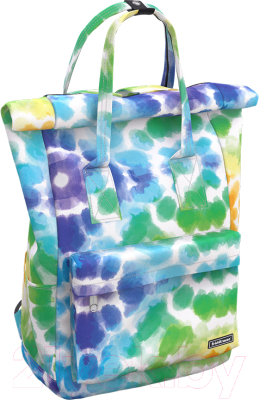 Рюкзак Erich Krause ActiveLine Rolltop 17L Green Tie-Dye / 57354 - фото