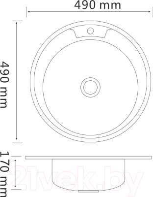 Мойка кухонная РМС MG6-49