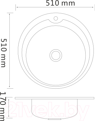 Мойка кухонная РМС MG6-51